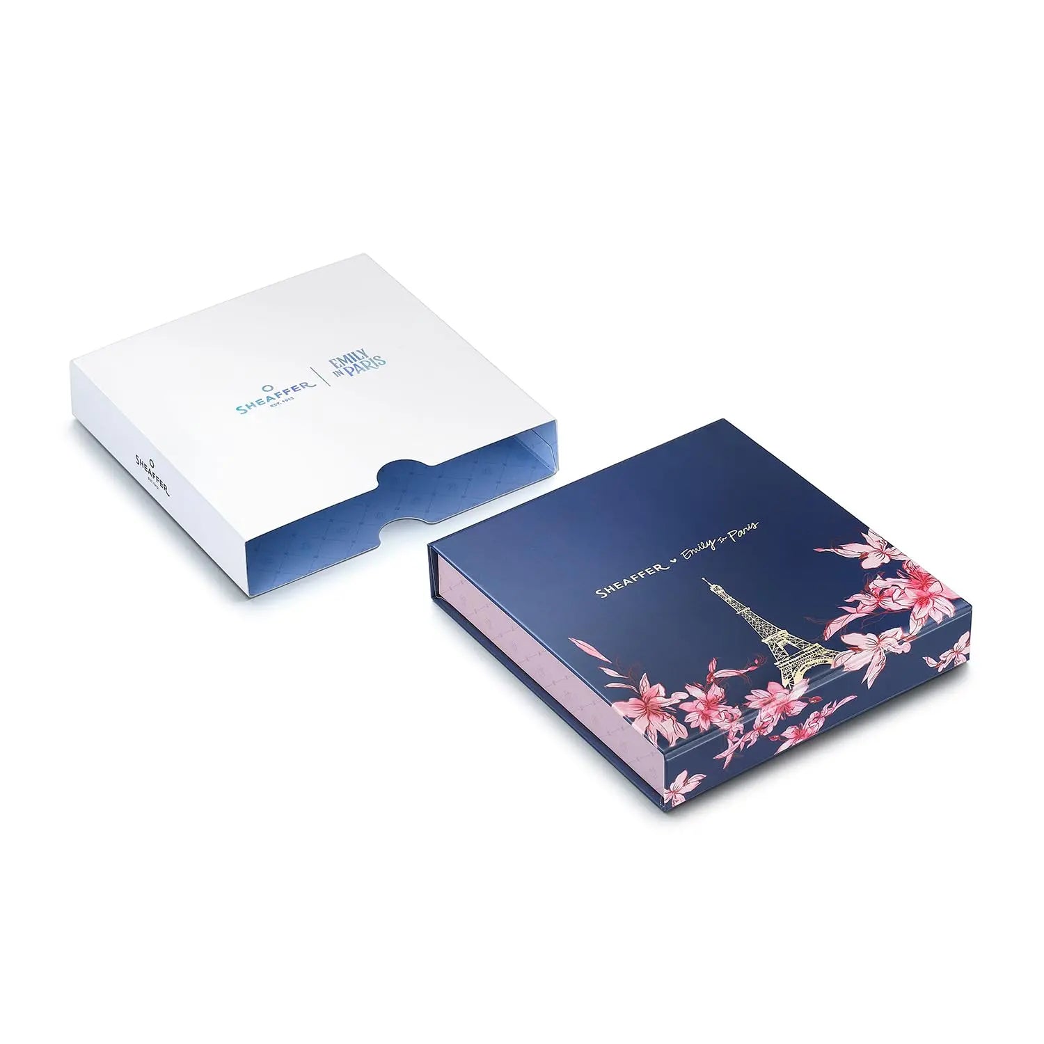 Sheaffer 100 Emily in Paris 9377 Collection, Champagne Gold Pen with PVD Gold Trims, Bow-Shaped Clip. Sheaffer