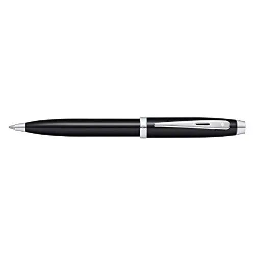 Sheaffer 100 Glossy Black Lacquer Ballpoint Pen In Gift Box Sheaffer