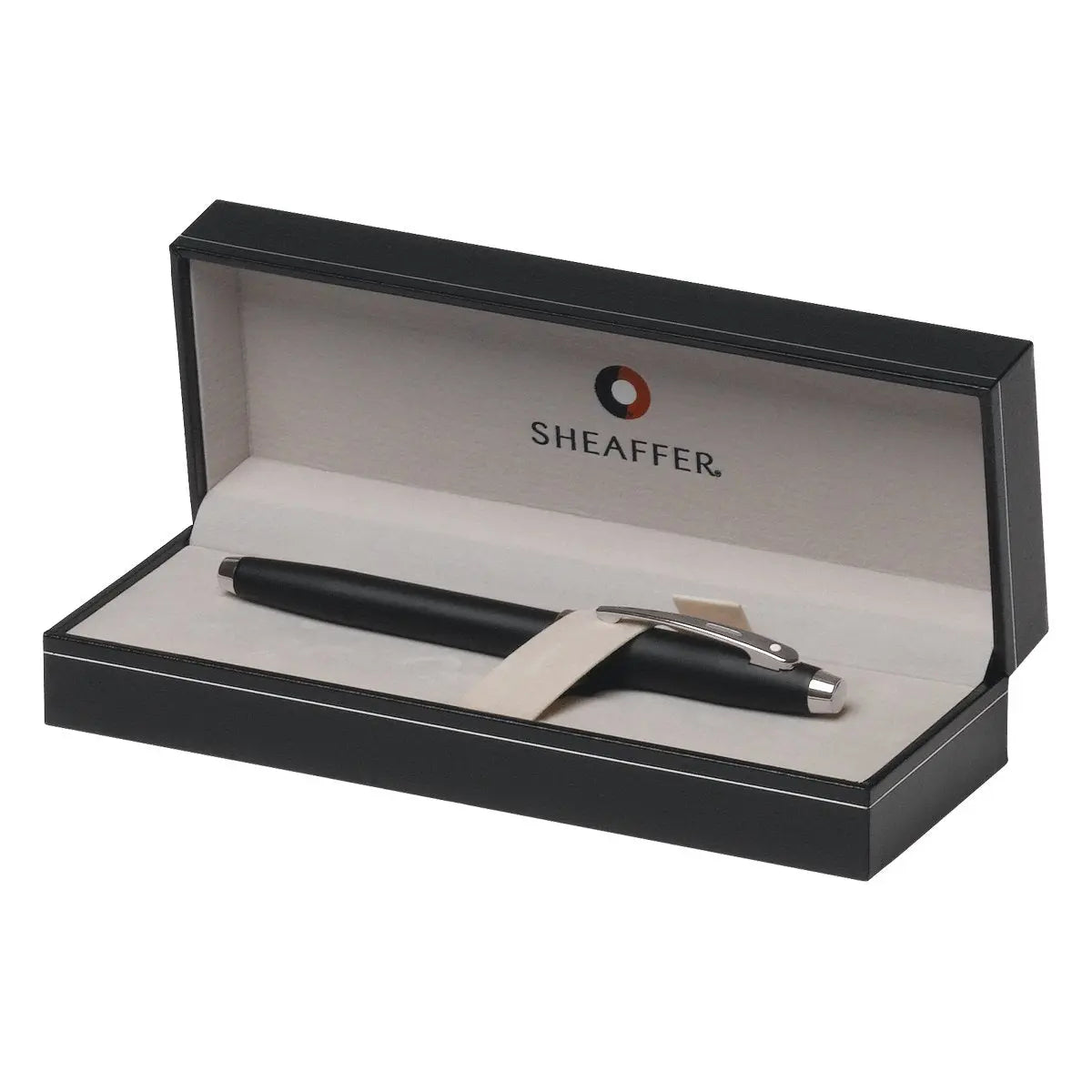 Sheaffer 100 Nickel Trim Rollerball, Matte Black Cap & Barrel (E1931751-30) Sheaffer