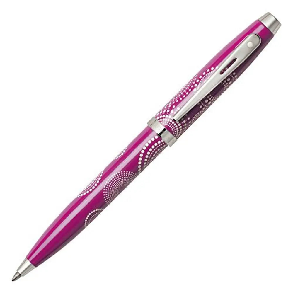 Sheaffer 100 Pattern Collection Gloss Pink Ballpoint Pen - crosspenmall.com