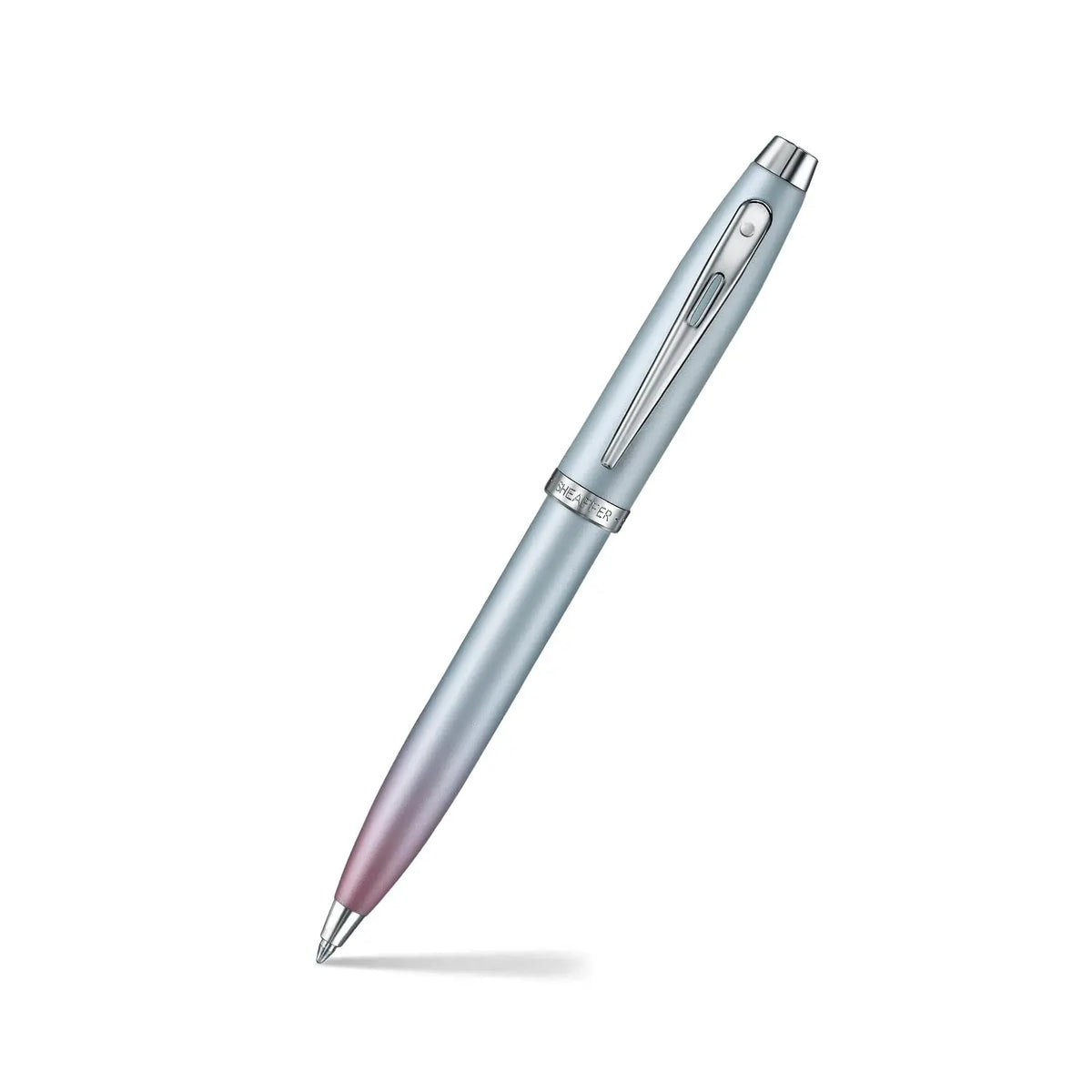 Sheaffer 100 Pearlised Gradient Ballpoint Pen with Chrome Trim, Jelly Pastel Credit Card Gift Set cross