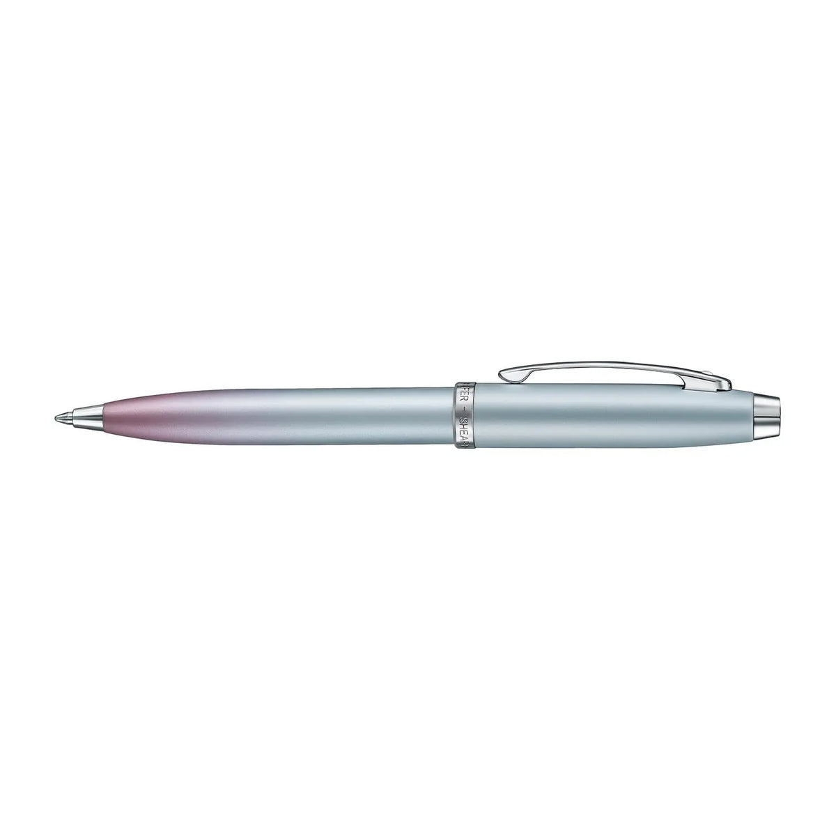 Sheaffer 100 Pearlised Gradient Ballpoint Pen with Chrome Trim, Jelly Pastel Credit Card Gift Set cross