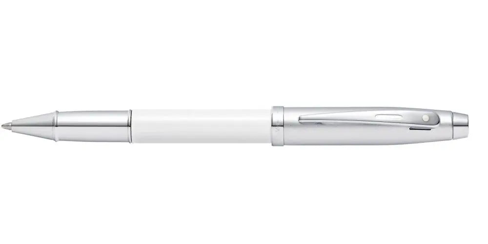 Sheaffer 100 White Lacquer Rollerball Pen - crosspenmall.com