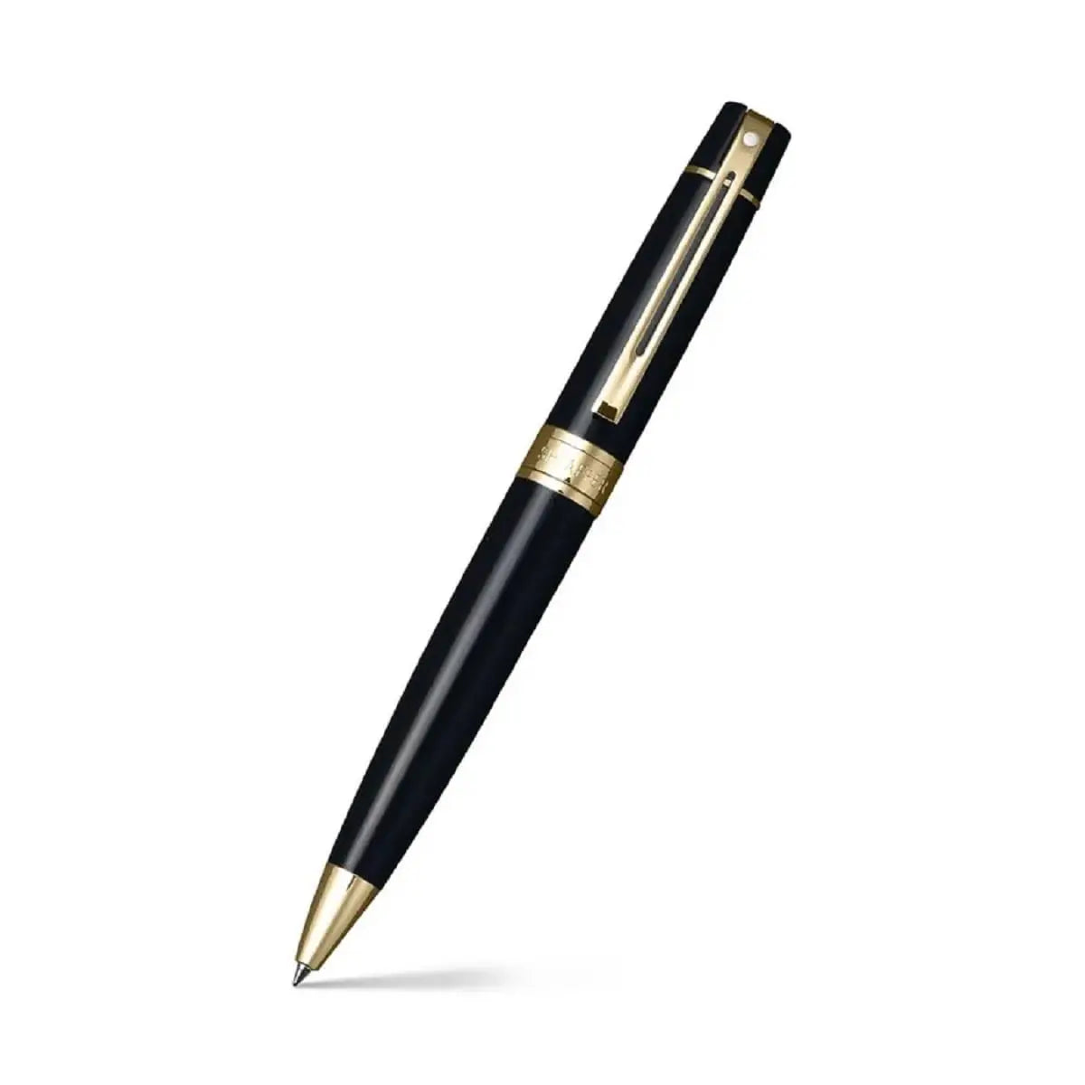 Sheaffer 300 Black with Gold Trim Ballpoint (9325-2) - crosspenmall.com