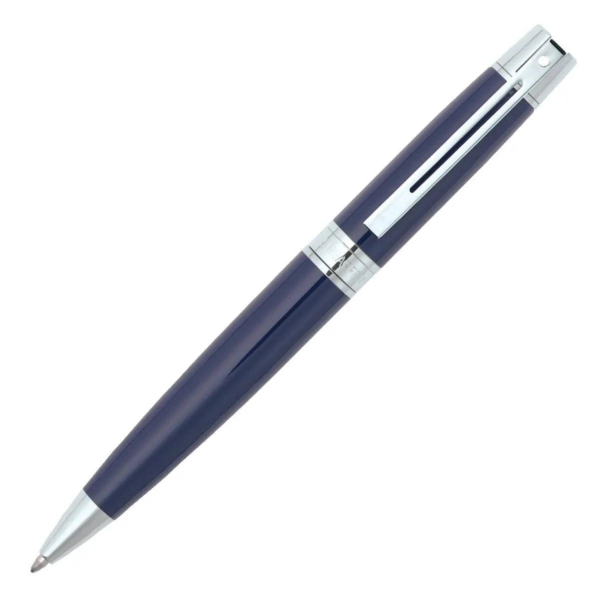 Sheaffer 300 Chrome Plate Trim Ballpoint, Gloss Blue (E2932851) Sheaffer