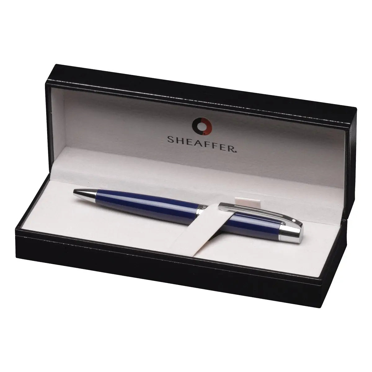 Sheaffer 300 Chrome Plate Trim Ballpoint, Gloss Blue (E2932851) Sheaffer