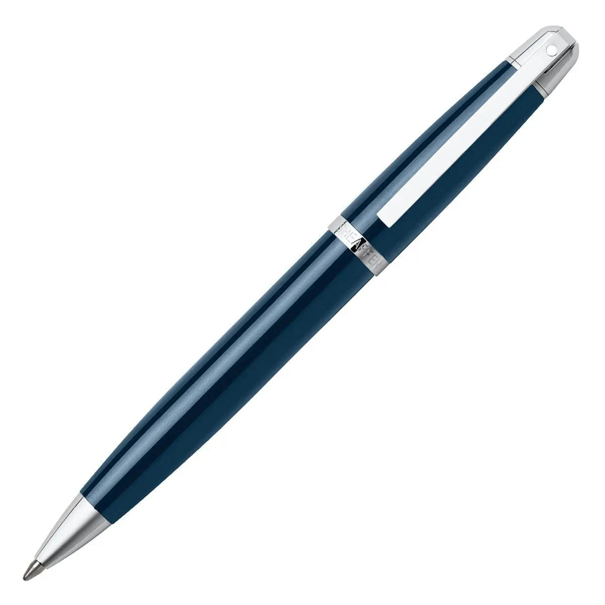 Sheaffer 500 (GC3) Ball Point with Blue Refill, Glossy Navy with Chrome Trim (SH/9333-2) Sheaffer