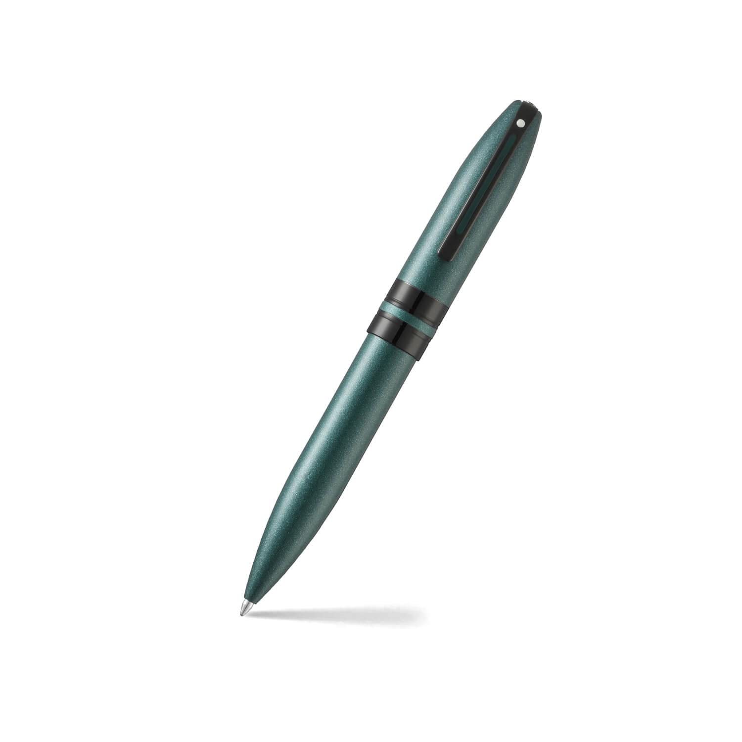 Sheaffer 9109 Icon Ballpoint Pen - Metallic Green with Glossy Black PVD Trim Sheaffer