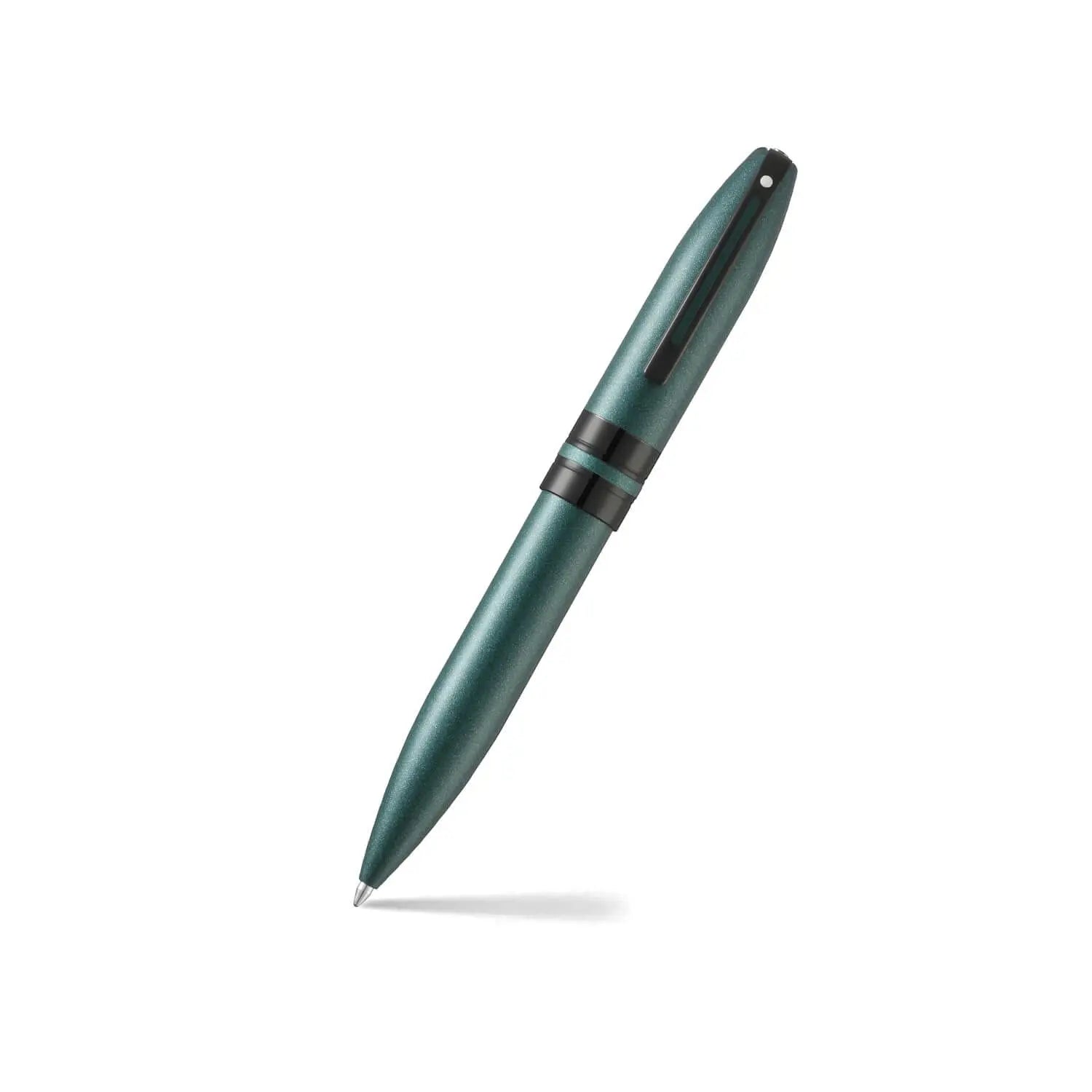 Sheaffer 9109 Icon Ballpoint Pen - Metallic Green with Glossy Black PVD Trim Sheaffer