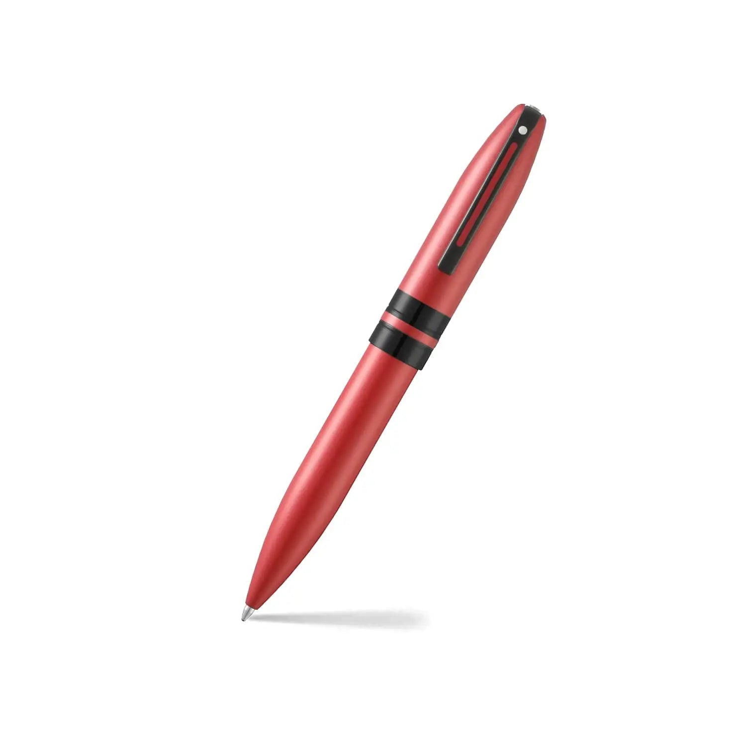 Sheaffer 9111 Icon Ballpoint Pen - Metallic Red with Glossy Black PVD Trim Sheaffer