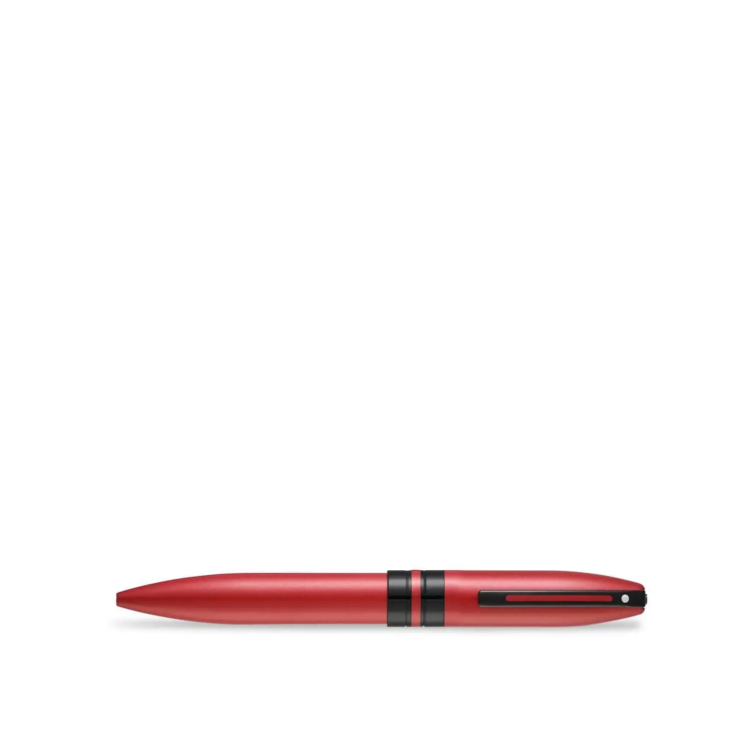 Sheaffer 9111 Icon Ballpoint Pen - Metallic Red with Glossy Black PVD Trim Sheaffer