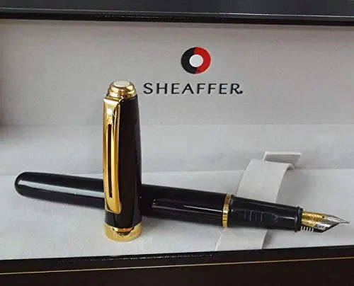 Sheaffer Cross Executive Companion Black Lacquer Signature Prelude Collection with 22KT Gold appointments Two Tone fine nib Fountain pen Sheaffer