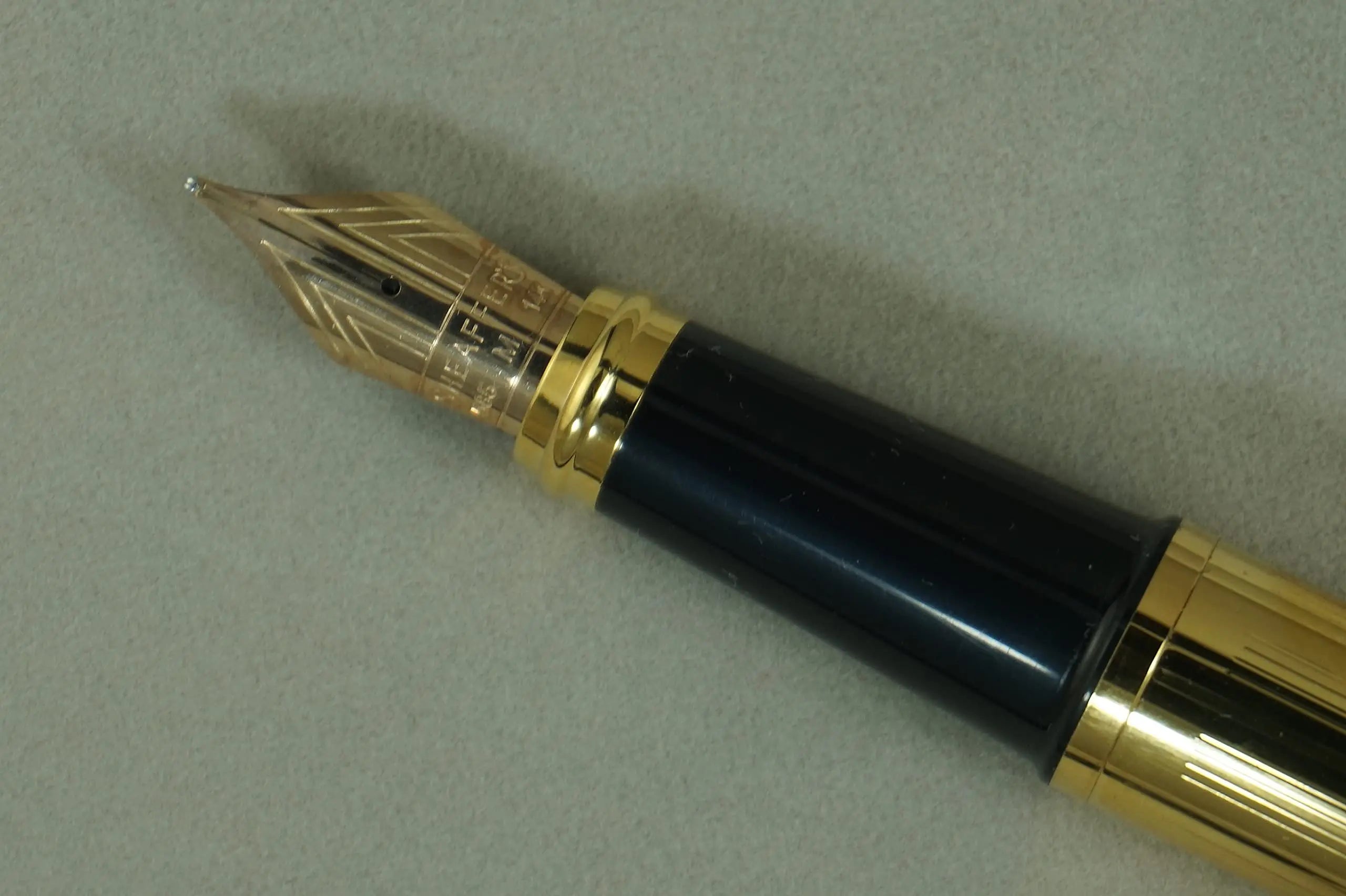 Sheaffer Cross Signature Prelude Collection with 22KT Gold appointments barrel and appointments, Solid and stamped 14KT Gold Medium nib Fountain pen Sheaffer