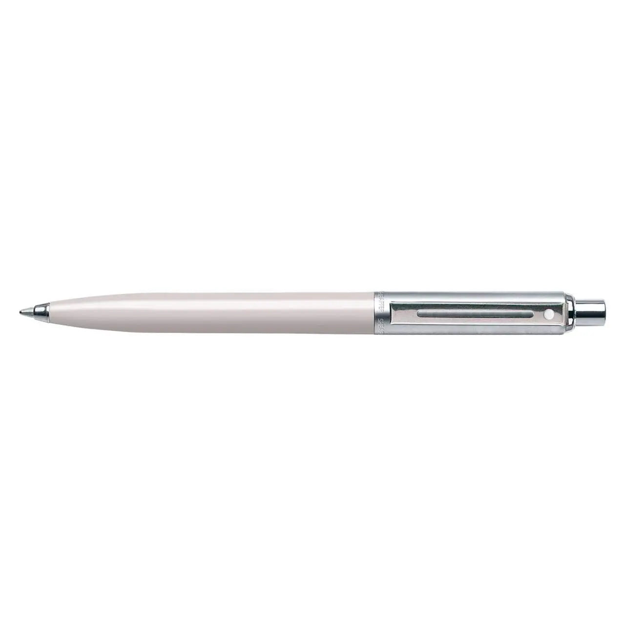 Sheaffer E23210751CS Sentinel Brushed Chrome Cap Barrel Ballpoint Pen - White Sheaffer