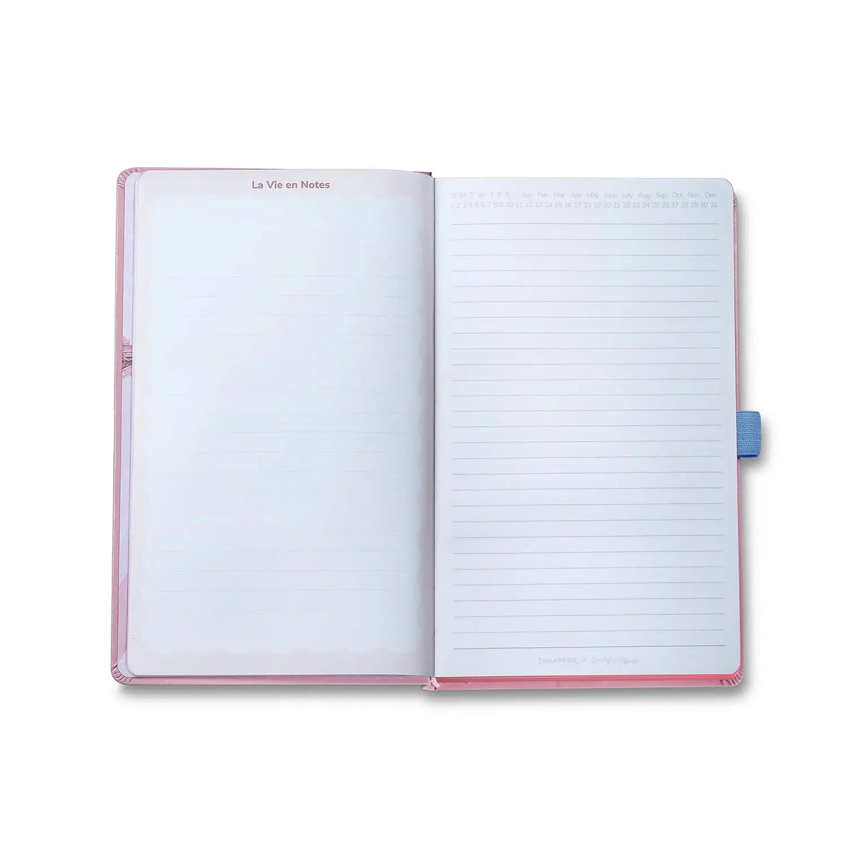 Sheaffer Emily in Paris Medium Journal 90 GSM Ink Friendly with Embossed Eiffel Tower - Pink cross