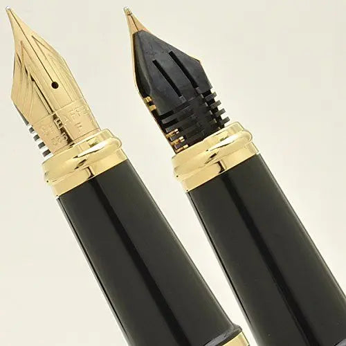 Sheaffer Executive Companion Black Lacquer Prelude Legacy Signature Collection with 22KT Gold appointments , Solid and stamped 14KT Gold medium nib Fountain pen - crosspenmall.com