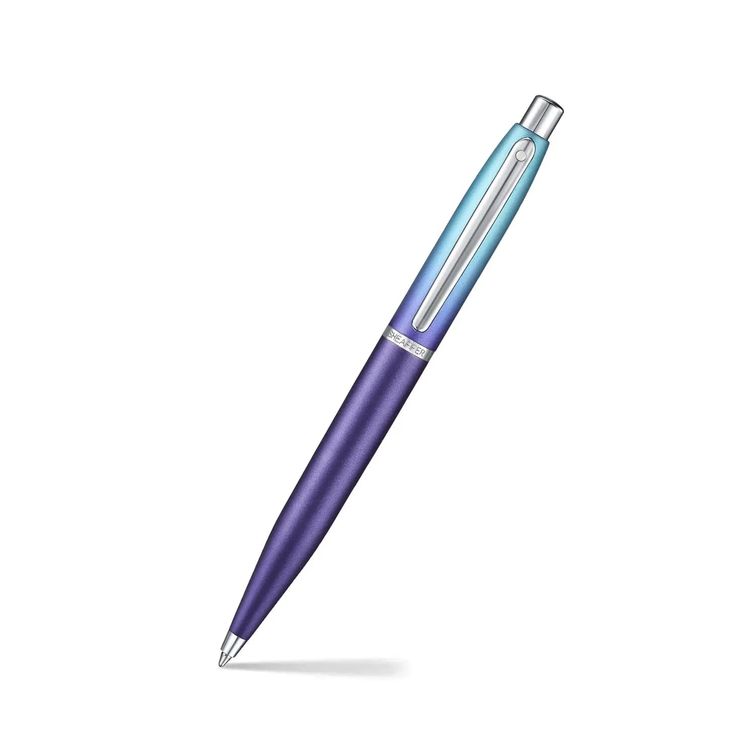 Sheaffer Expressions VFM 9430 Ballpoint Pen, Blue and Purple Pearlised Gradient with Chrome-Plated Trims - crosspenmall.com