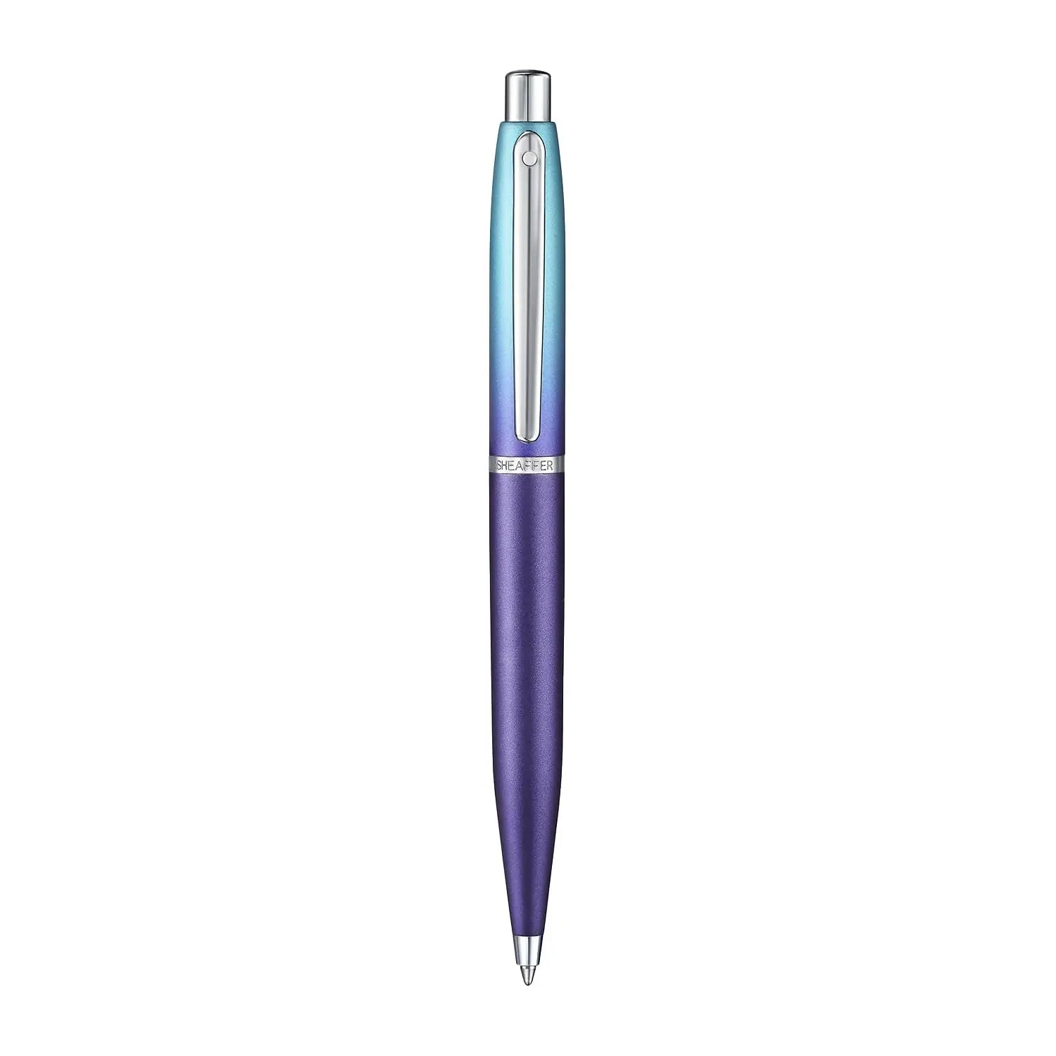 Sheaffer Expressions VFM 9430 Ballpoint Pen, Blue and Purple Pearlised Gradient with Chrome-Plated Trims - crosspenmall.com