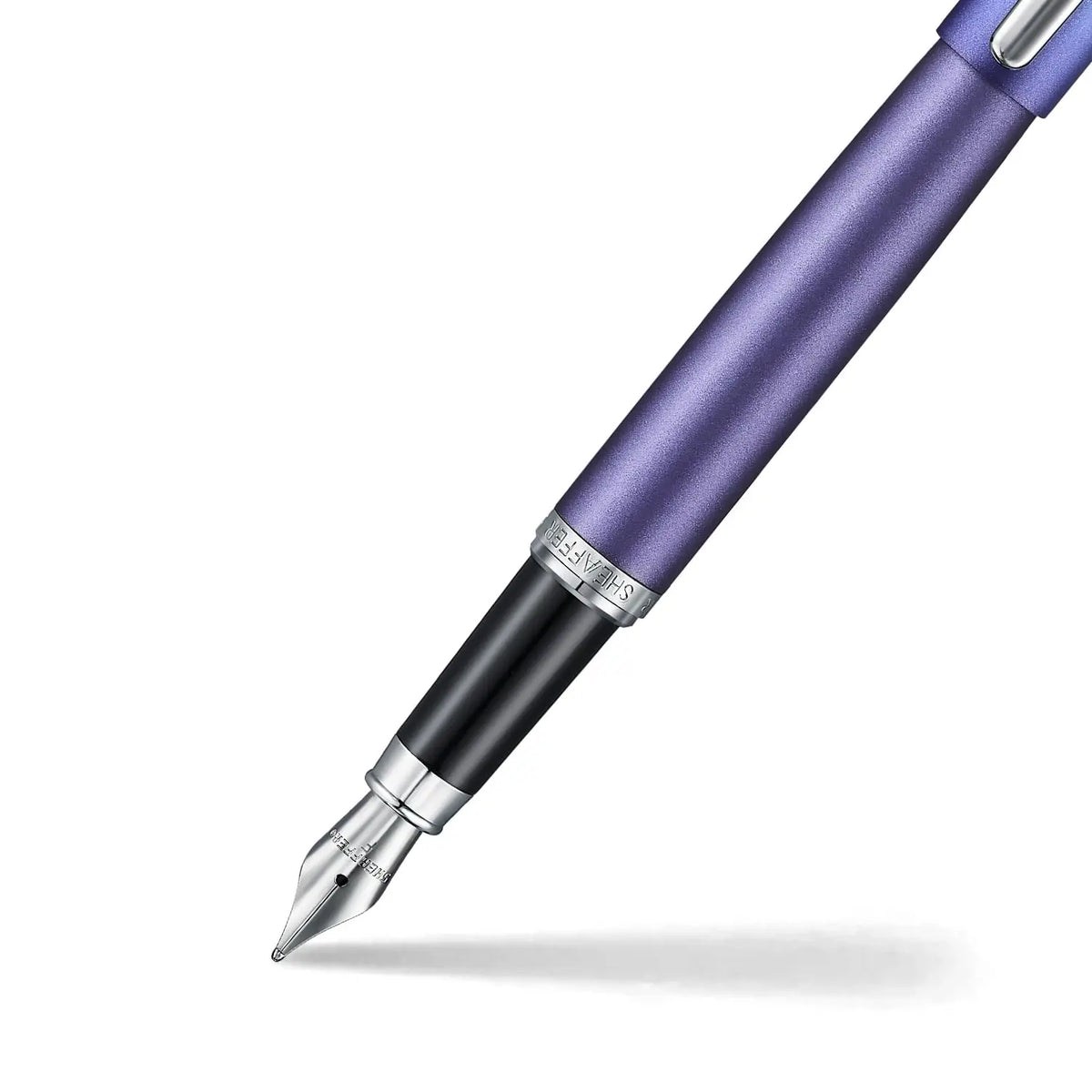 Sheaffer Expressions VFM 9430 Fountain Pen, Blue and Purple Pearlised Gradient, Fine Nib, Chrome-Plated Trims. cross