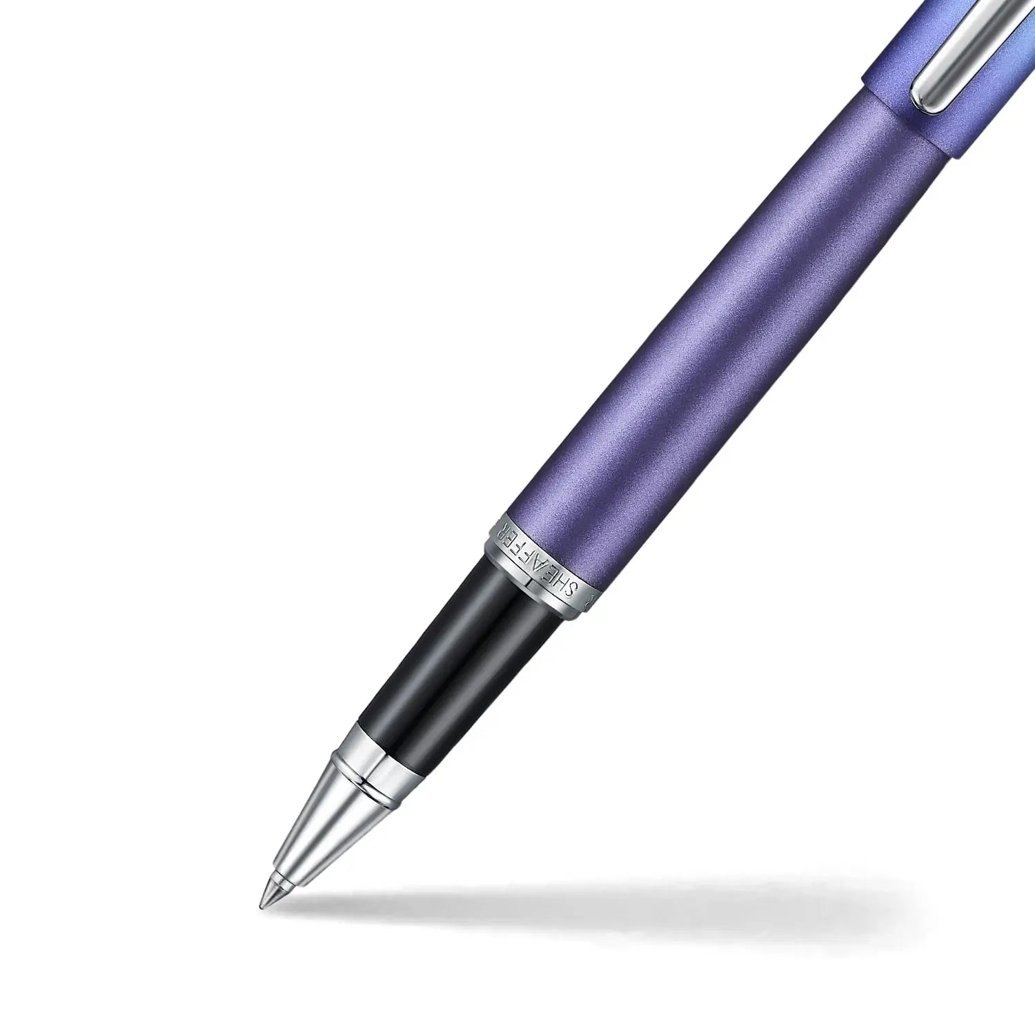 Sheaffer Expressions VFM 9430 Rollerball Pen, Blue and Purple Pearlised Gradient with Chrome-Plated Trims Sheaffer