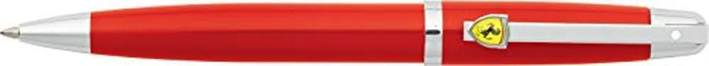 Sheaffer Ferrari 500 Series, Rosso Corsa, Chrome Plate Trim, Ballpoint - crosspenmall.com