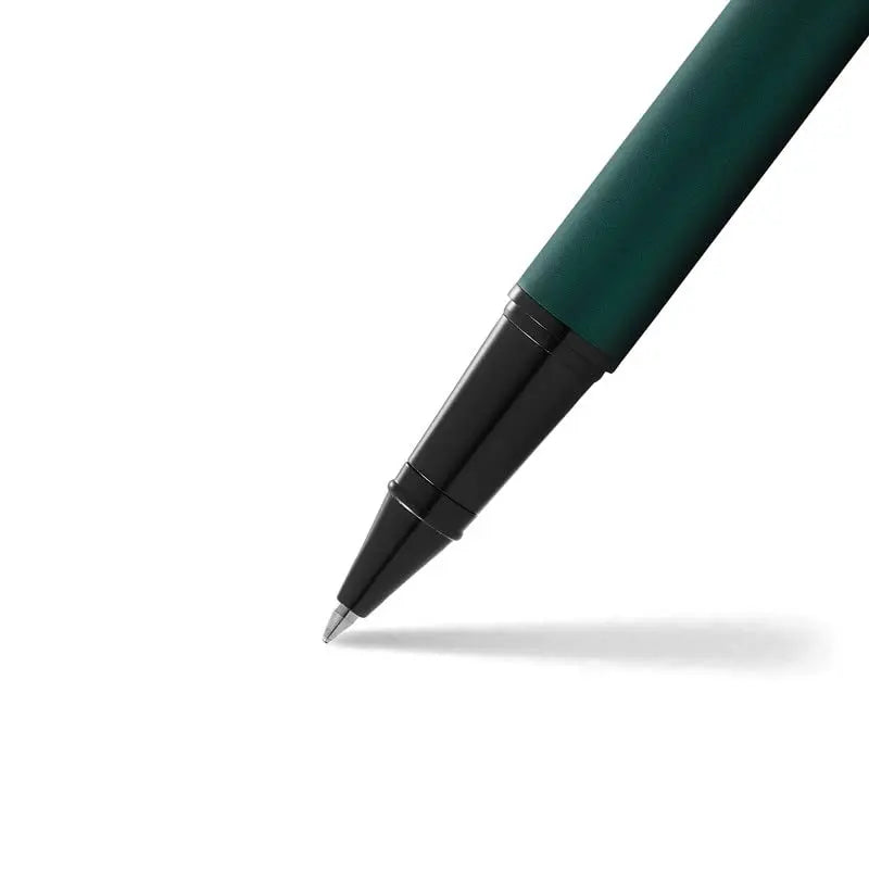 Sheaffer Gift 300 Lacquer Rollerball Pen – Matte Green with Polished Black Trim - crosspenmall.com