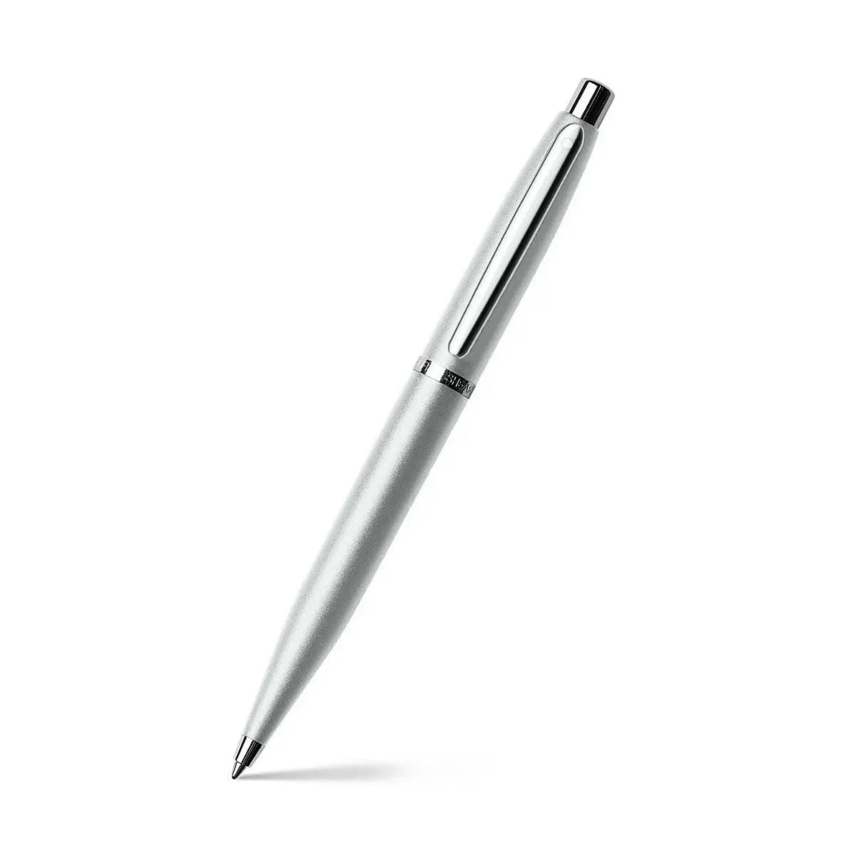 Sheaffer Gift Set ft. Strobe Silver VFM Ballpoint Pen with Chrome Trims and Small Notebook - My Store