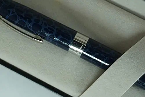 Sheaffer Hand made in USA Legacy Heritage Look of Leather Re-assuring Blue barrel and Palladium Appointments Ballpoint pen Sheaffer