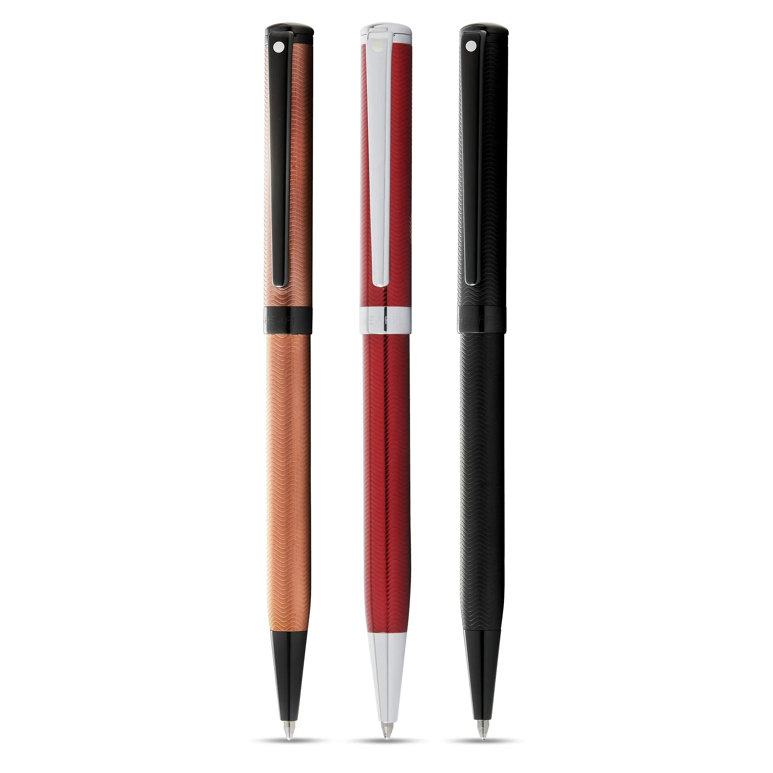 Sheaffer Intensity Engraved Bronze PVD w/Polished Black Appointments Ballpoint Pen Sheaffer