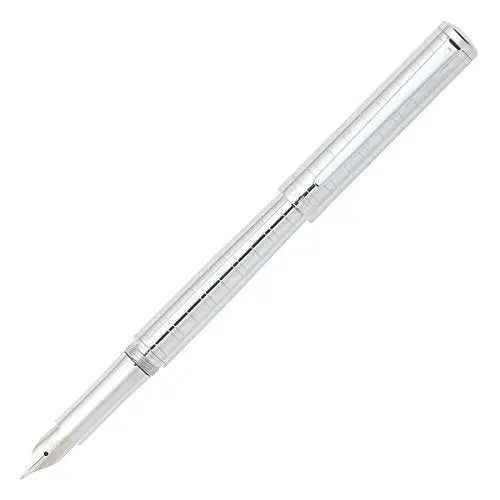 Sheaffer Intensity Fine Nib Fountain Pen, Medici Engraved, Chrome Plate Trim (E0923743) - crosspenmall.com