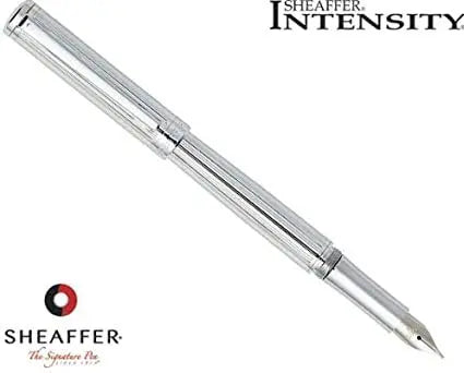 Sheaffer Intensity Fluted Chrome Fountain Pen (9238-0) Sheaffer