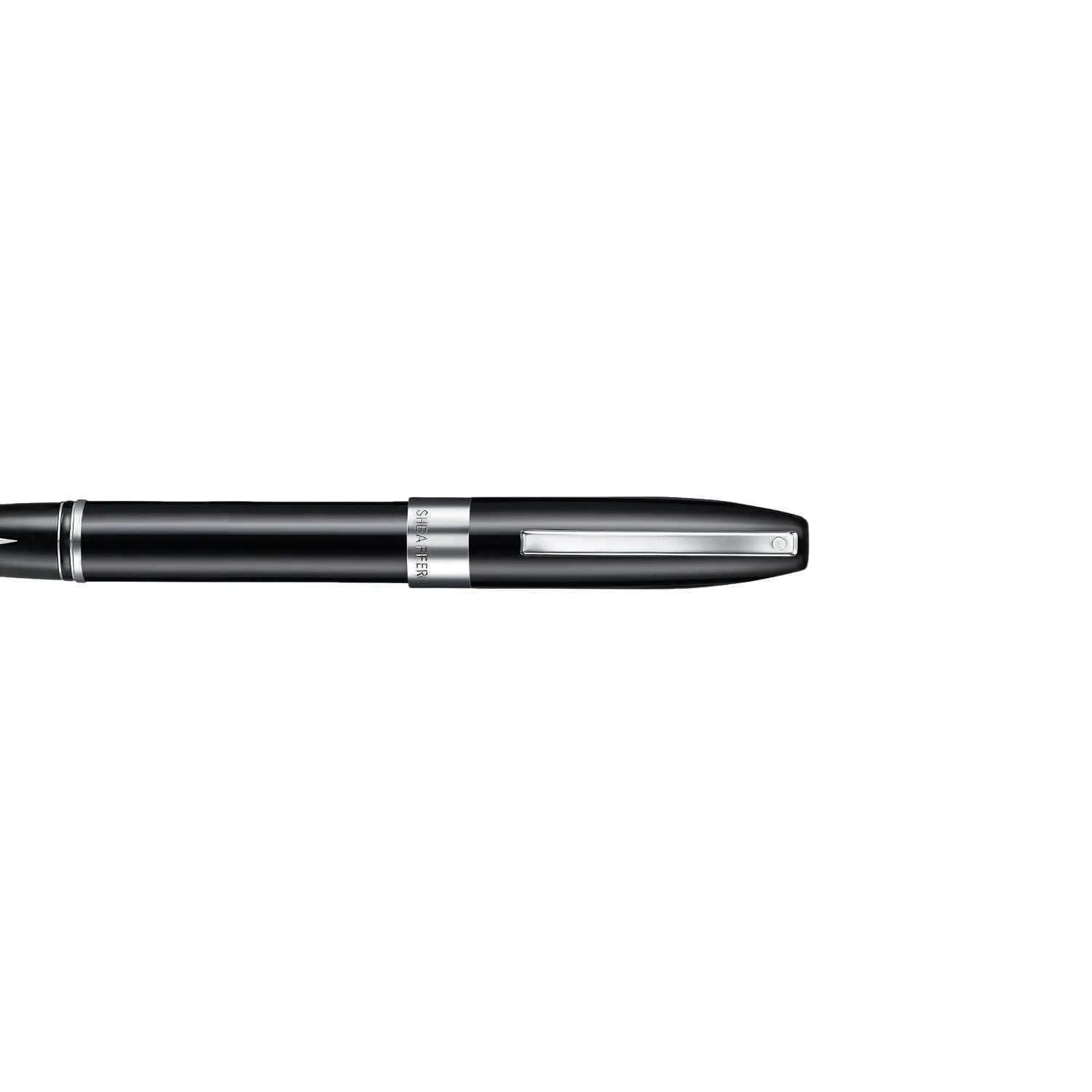 Sheaffer Legacy 9064 Glossy Black Fountain Pen Medium Inlaid Nib with Palladium-Plated Trims with pen pouch Sheaffer
