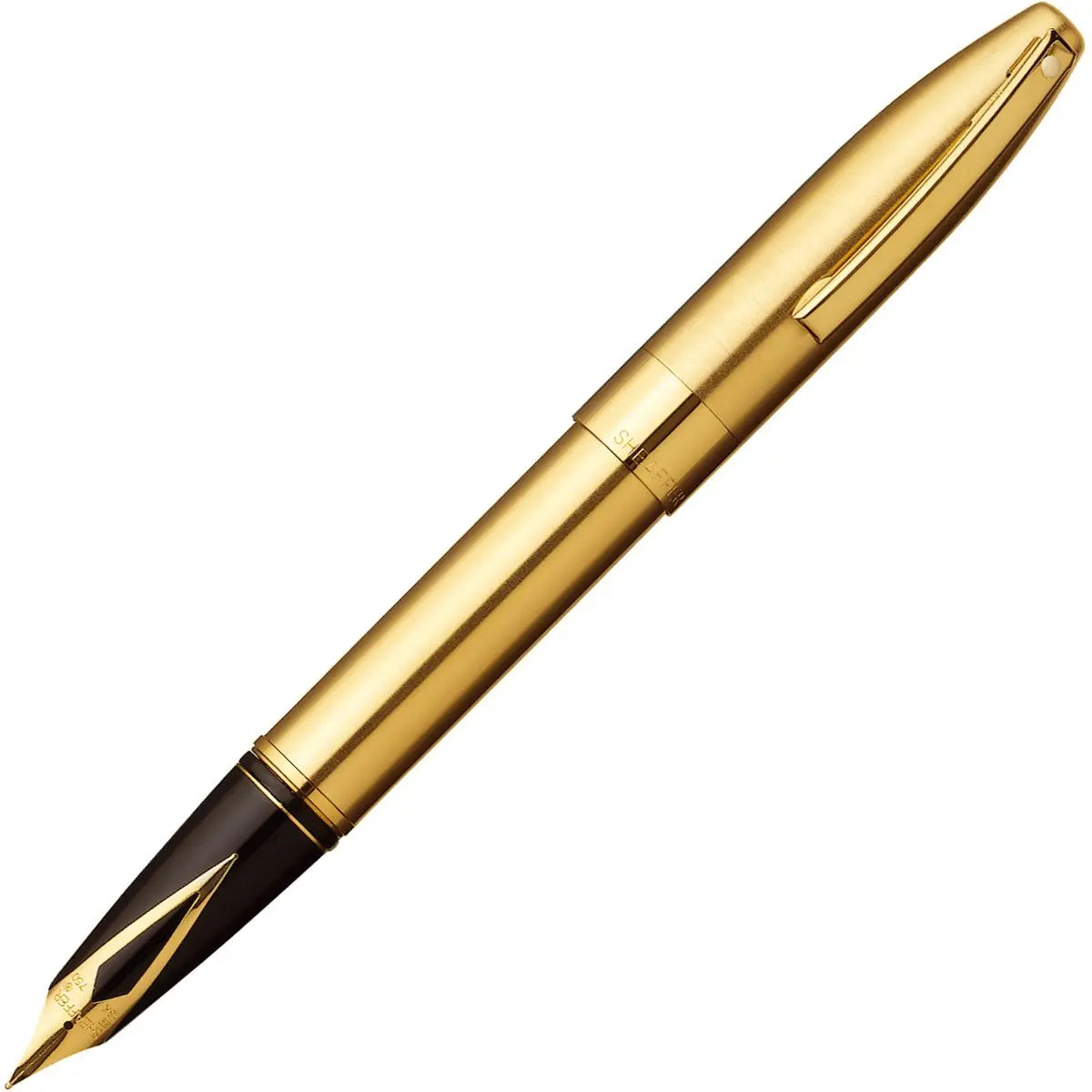 Sheaffer Legacy Heritage Fountain Pens with Cartridges, Brushed 22K Gold Plate Finish with 22K Gold Plate Trim (SH/9031-0) Sheaffer