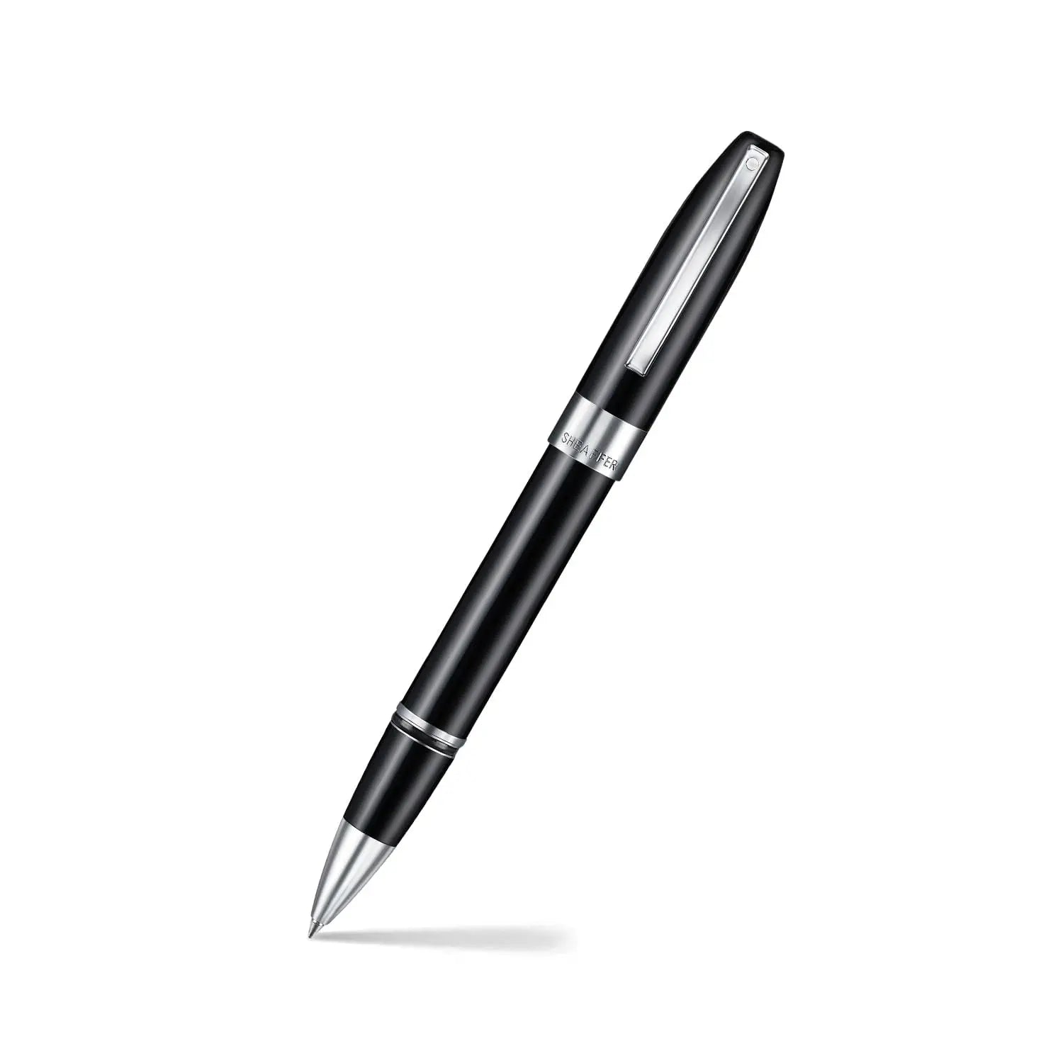 Sheaffer Legacy Heritage Rollerball Pen, Black Lacquer Featuring Palladium Plate Trim and Pen Pouch Sheaffer