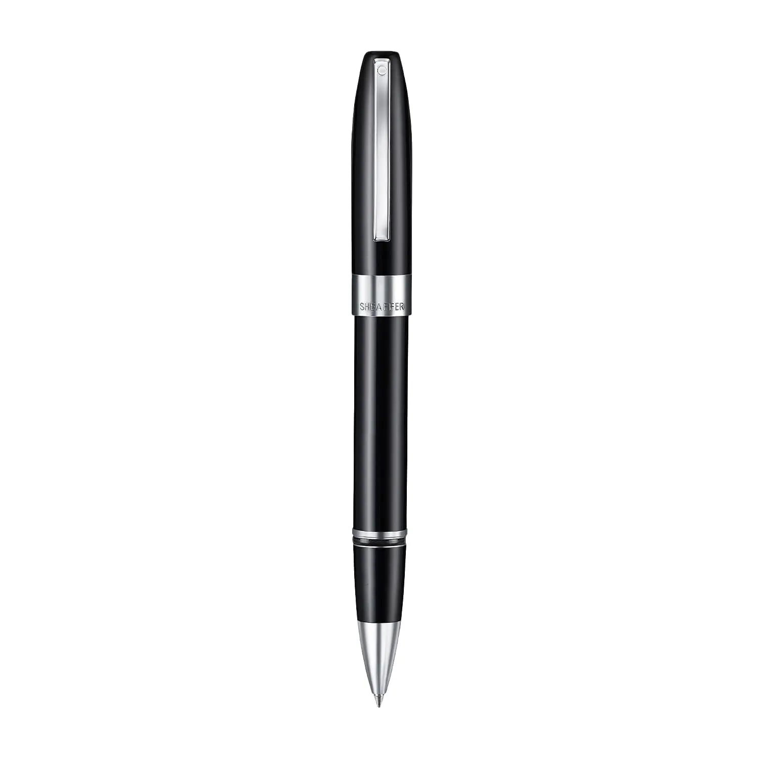 Sheaffer Legacy Heritage Rollerball Pen, Black Lacquer Featuring Palladium Plate Trim and Pen Pouch Sheaffer
