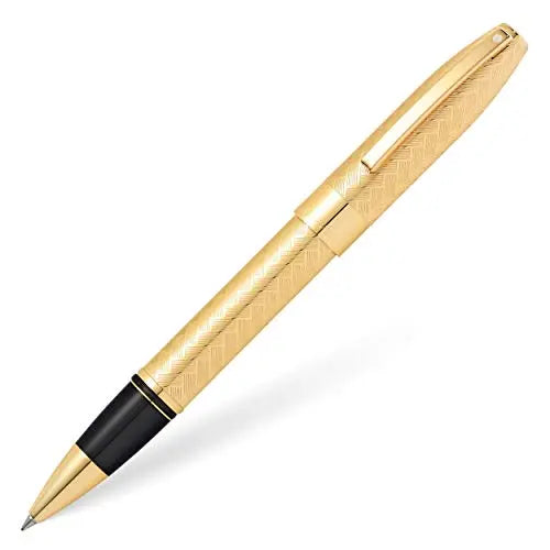 Sheaffer Legacy Rollerball Pen Medium Black 23ct Gold Plated - crosspenmall.com