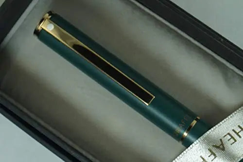 Sheaffer Made in The USA Signature Fashion Satin Royal Kelly Green with 22KT Gold Appointments Rollerball Pen Sheaffer