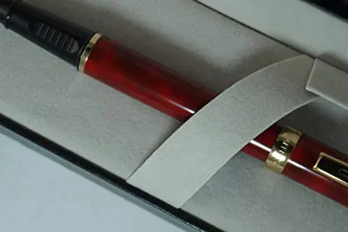 Sheaffer Made in the USA with Signature Dot of Excellence and Gold Mid ring Prelude Red Marble Barrel and 22KT Gold Appointments Rollerball pen Made in the USA Edition Sheaffer