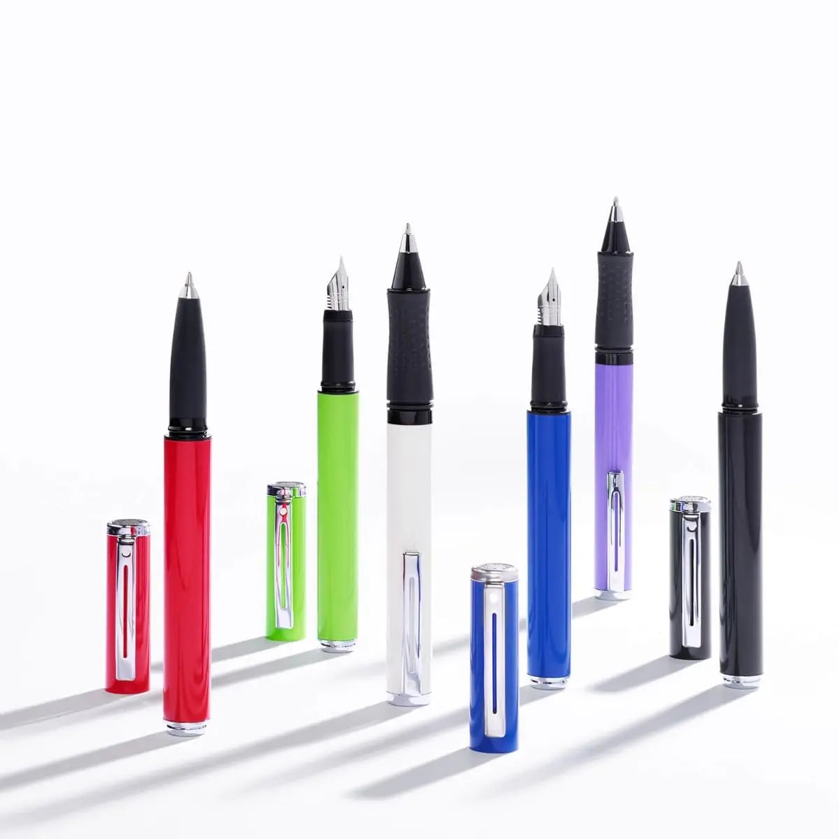 Sheaffer Pop Blue Ballpoint Pen with Chrome Trim (E2920151) cross