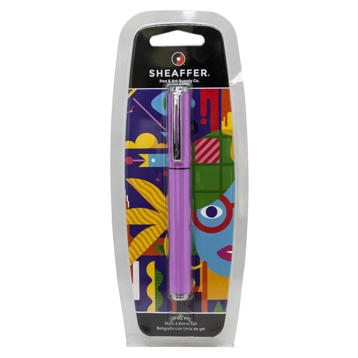 Sheaffer Pop Blue Ballpoint Pen with Chrome Trim (E2920151) cross