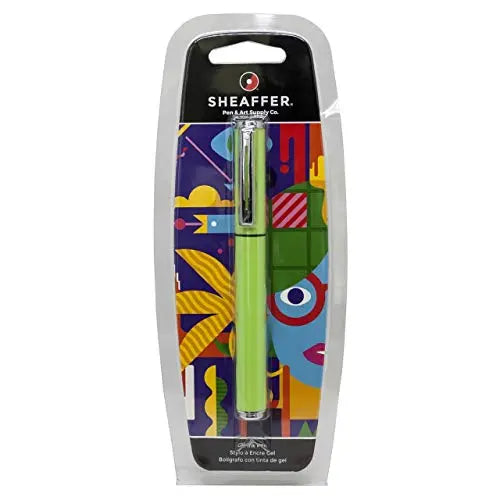 Sheaffer Pop Blue Ballpoint Pen with Chrome Trim (E2920151) cross