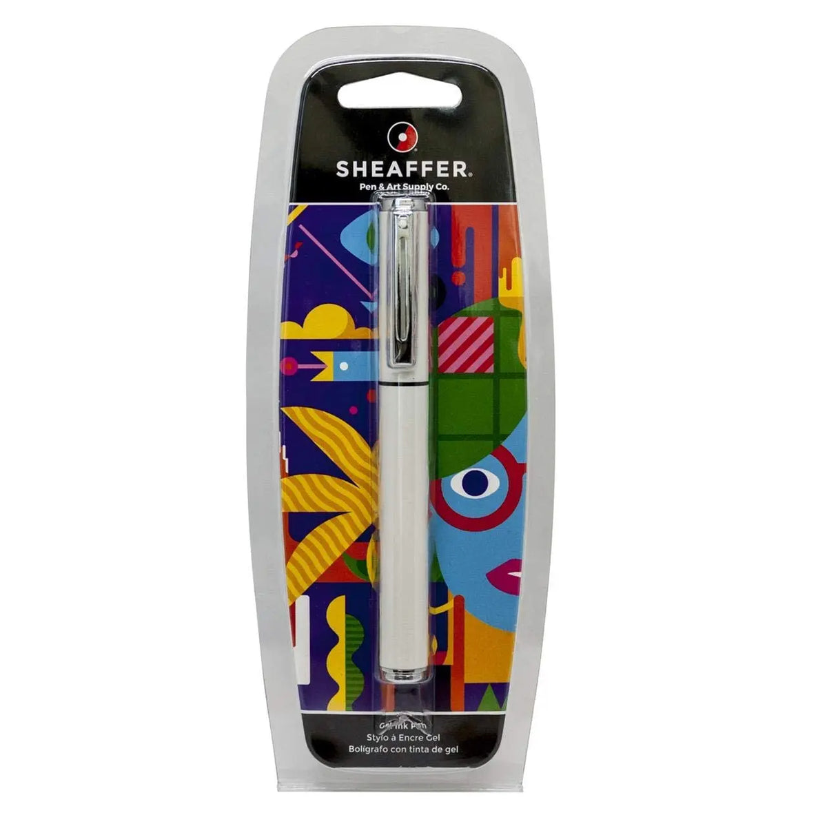 Sheaffer Pop Blue Ballpoint Pen with Chrome Trim (E2920151) cross