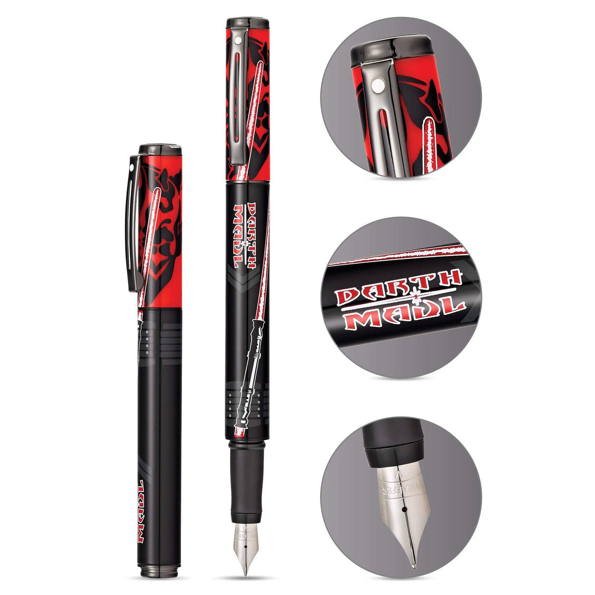 Sheaffer Pop Fountain Pen with Chrome Trim and Medium Nib in Gift Box cross