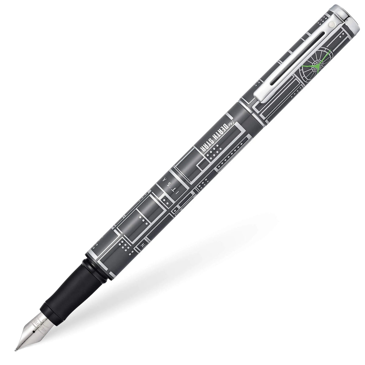 Sheaffer Pop Fountain Pen with Chrome Trim and Medium Nib in Gift Box cross