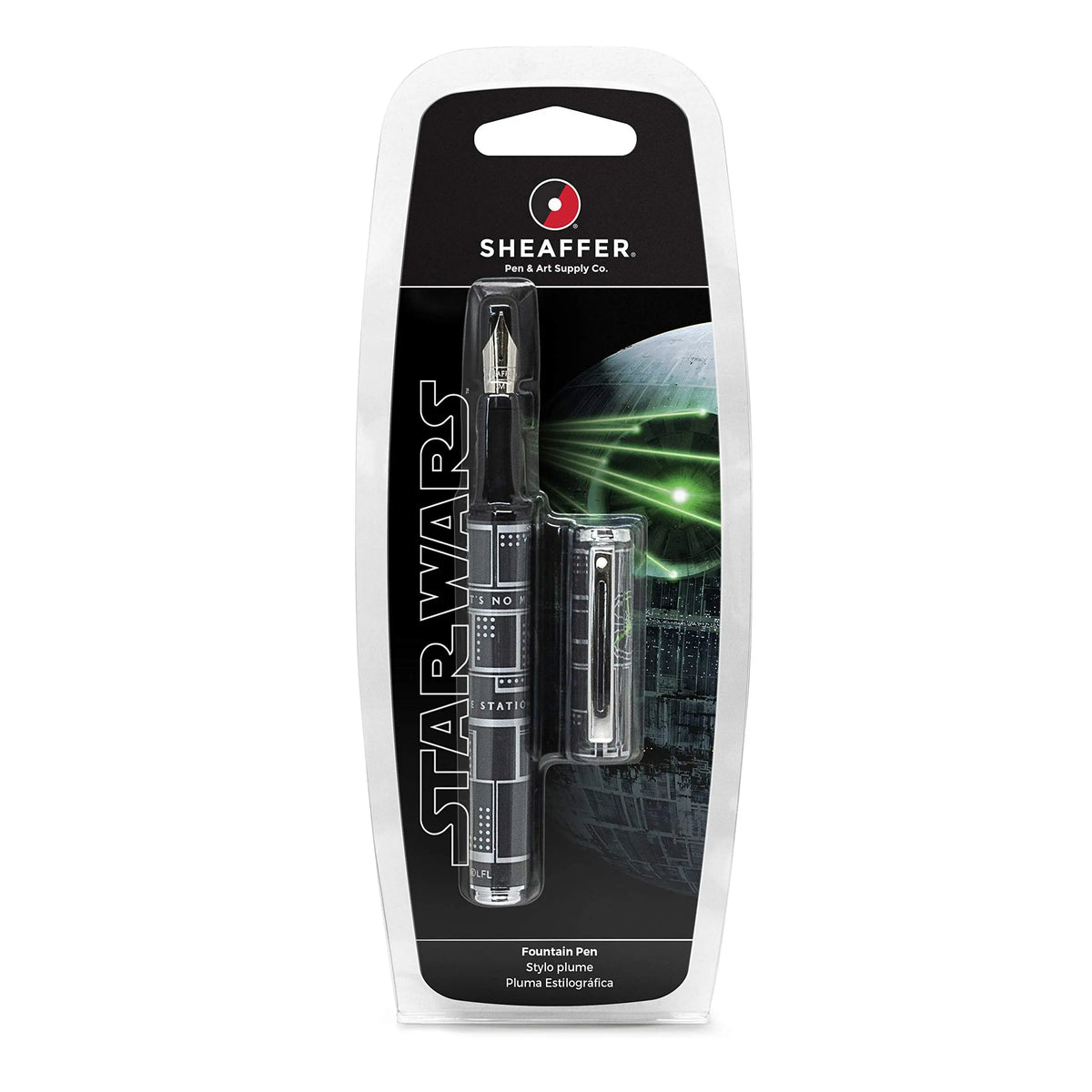 Sheaffer Pop Fountain Pen with Chrome Trim and Medium Nib in Gift Box cross