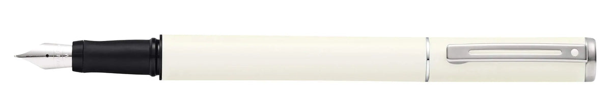 Sheaffer Pop Fountain Pen with Chrome Trim and Medium Nib in Gift Box cross