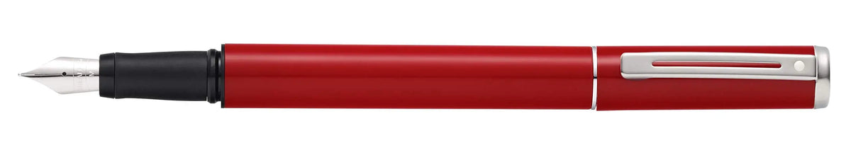 Sheaffer Pop Fountain Pen with Chrome Trim and Medium Nib in Gift Box cross