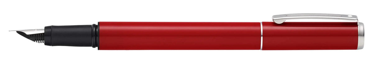 Sheaffer Pop Fountain Pen with Chrome Trim and Medium Nib in Gift Box cross