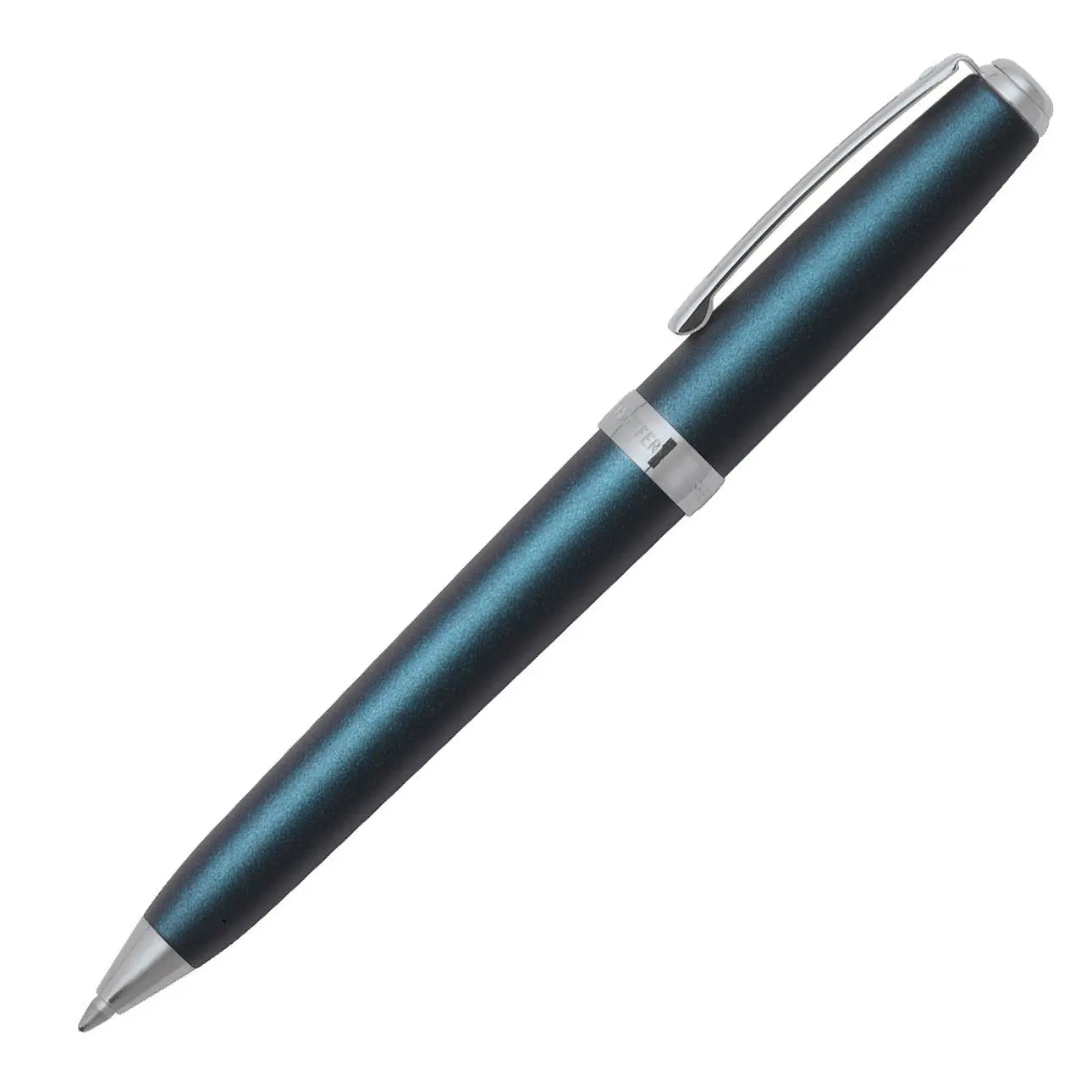 Sheaffer Prelude Chameleon Electric Blue Nickel Trim Ballpoint Pen Sheaffer