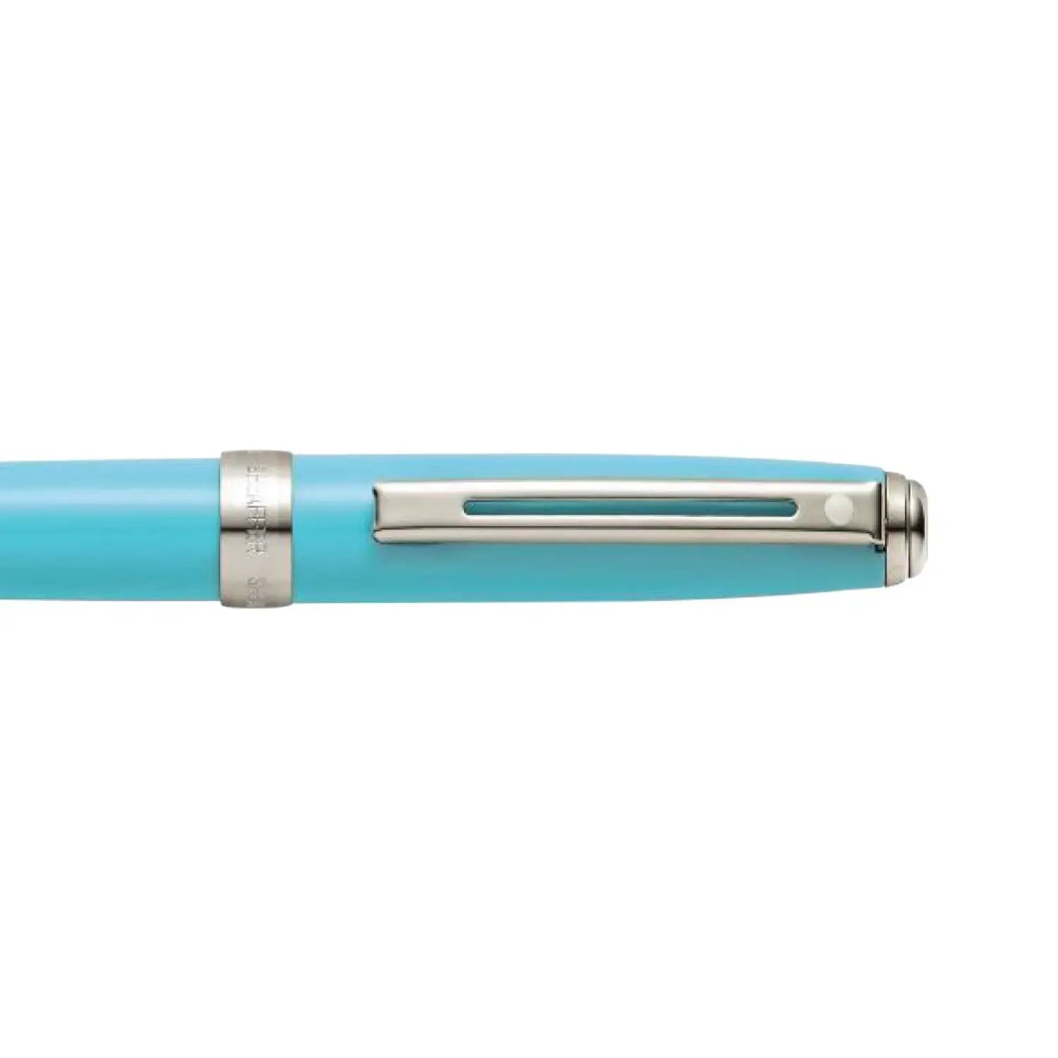 Sheaffer Prelude Mini Ballpoint Pen, Gloss Turquoise Featuring Nickel Plate Trim (E2980651) Sheaffer